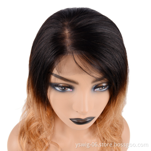 10A 12A Grade Thick End Cuticle Aligned Brazilian Hair Lace Front Wig, Real Unprocessed Mink Human Virgin Hair Wigs Vendors